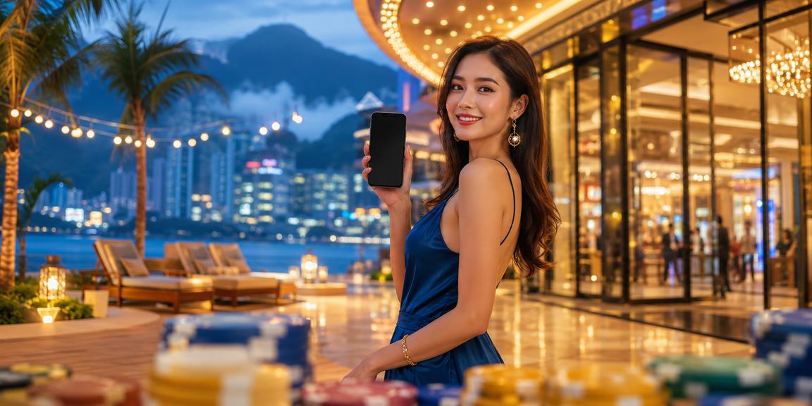Pengguna Genting Highlands mendaftar akaun kasino dalam talian melalui aplikasi mudah alih 8055