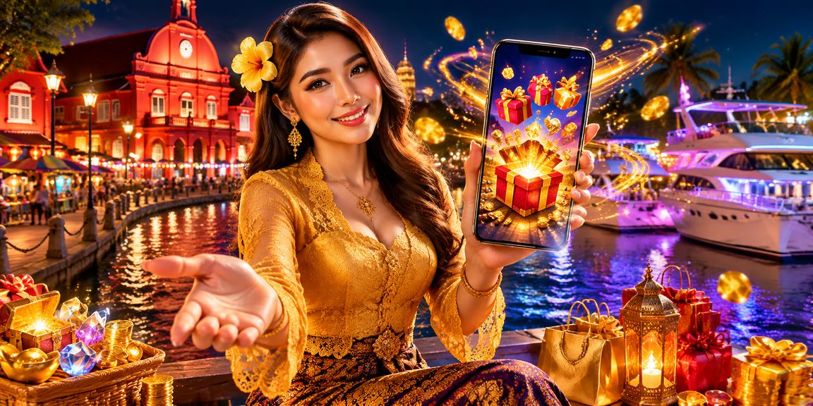 Pengguna wanita Melaka mendaftar akaun baru dan mendapat bonus pendaftaran berpakaian kebaya